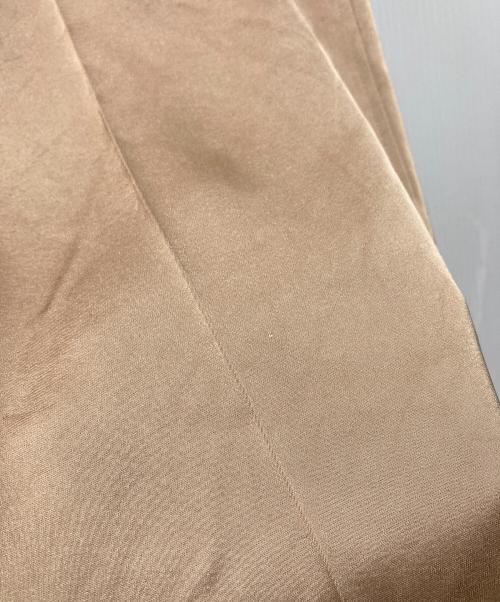 Noble（ノーブル）Noble (ノーブル) 【洗える】ルナサテンベルテッドパンツ ベージュ サイズ:40の古着・服飾アイテム