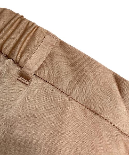 Noble（ノーブル）Noble (ノーブル) 【洗える】ルナサテンベルテッドパンツ ベージュ サイズ:40の古着・服飾アイテム