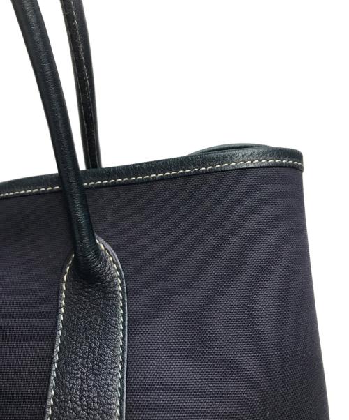 HERMES（エルメス）HERMES (エルメス) ガーデンパーティPM ハンドバッグ ネイビーの古着・服飾アイテム