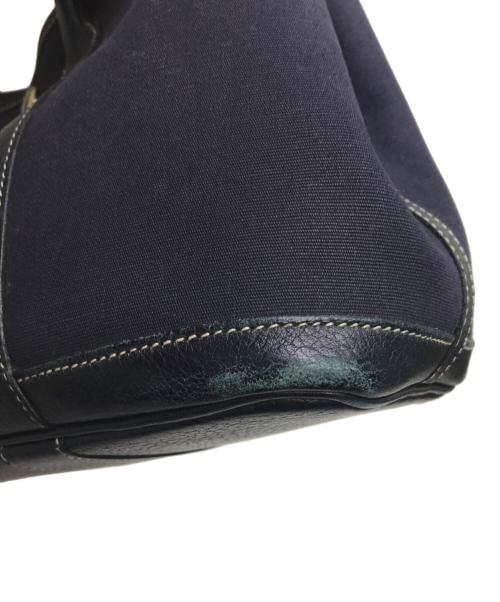 HERMES（エルメス）HERMES (エルメス) ガーデンパーティPM ハンドバッグ ネイビーの古着・服飾アイテム