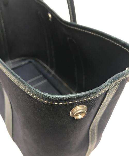 HERMES（エルメス）HERMES (エルメス) ガーデンパーティPM ハンドバッグ ネイビーの古着・服飾アイテム