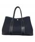 HERMES (エルメス) ガーデンパーティPM ハンドバッグ ネイビー：150000円