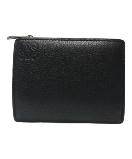 LOEWE（ロエベ）LOEWE (ロエベ) スリム コンパクト ウォレット ブラックの古着・服飾アイテム