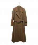 Ameriアメリ）の古着「BELT FLARE LONG COAT（ベルトフレアロングコート）」｜ベージュ