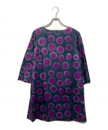 marimekko（マリメッコ）の古着「HUPULAワンピース」｜パープル