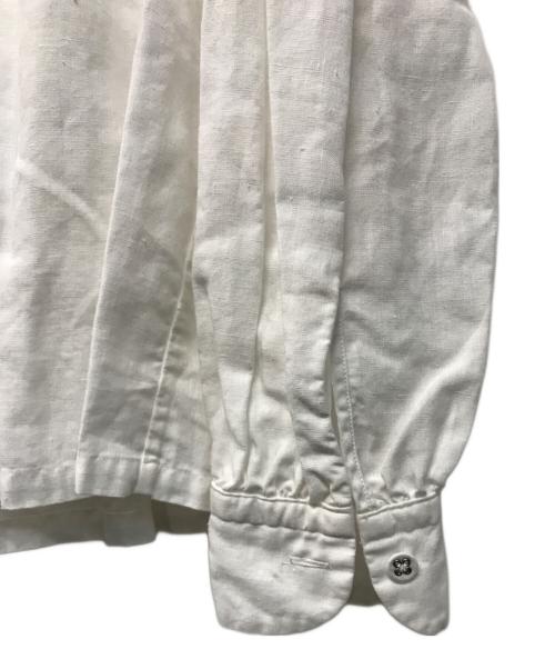 SCYE（サイ）SCYE (サイ) リネンキャンブリックタックブラウス ホワイト サイズ:36の古着・服飾アイテム