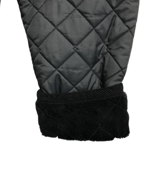 LAVENHAM（ラベンハム）LAVENHAM (ラベンハム) Crouka (クローカ) 別注 クロップドAラインドキルティングジャケット ネイビー サイズ:SIZE 38の古着・服飾アイテム