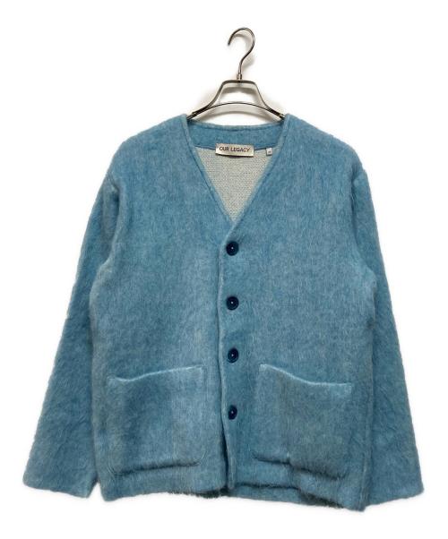 OUR LEGACY（アワーレガシー）OUR LEGACY (アワーレガシー) BABY BLUE MOHAIR CARDIGAN（ベビー ブルー モヘア カーディガン） ブルー サイズ:SIZE 44の古着・服飾アイテム