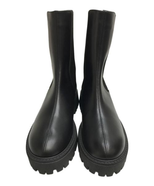 ANNISE.（アニス）ANNISE. (アニス) サイドゴアブーツ ブラック サイズ:SIZE 38 未使用品の古着・服飾アイテム