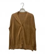 DEUXIEME CLASSEドゥーズィエム クラス）の古着「BRONZER RICH CACHE カーディガン」｜ブラウン