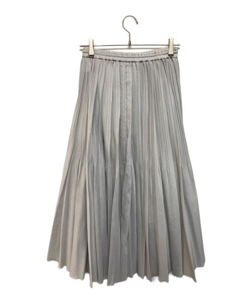 DEPAREILLE（デパリエ）DEPAREILLE (デパリエ) プリーツロングスカート グレー サイズ:SIZE 38の古着・服飾アイテム