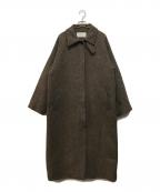 TODAYFULトゥデイフル）の古着「Mixwool Raglan Coat（ミックスウールラグランコート）」｜ブラウン