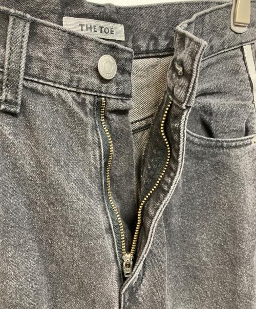 THE TOE（ザ・トゥー）THE TOE (ザ・トゥー) EMIRATES TRACK DENIM PANTS(エミレーツ トラック デニム パンツ) ブラック サイズ:SIZE Mの古着・服飾アイテム