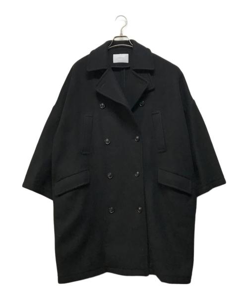 FRAMeWORK（フレームワーク）FRAMeWORK (フレームワーク) ロングPコート2 ブラック サイズ:SIZE 38の古着・服飾アイテム