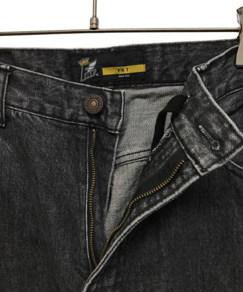 FAT（エフエーティー）FAT (エフエーティー) Bludozer Worn デニムパンツ グレー サイズ:SIZE FATの古着・服飾アイテム