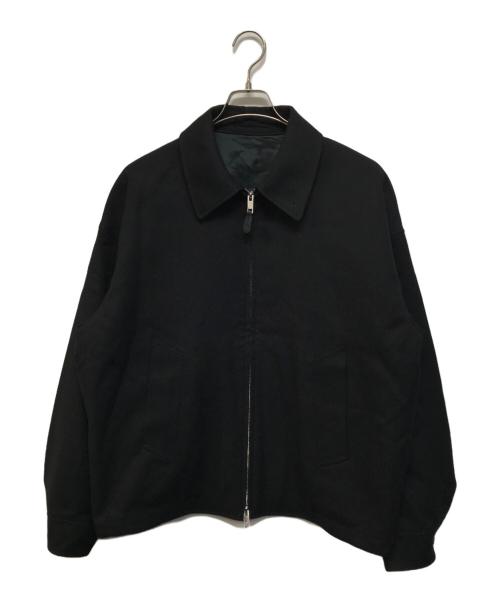 THE RERACS（ザ リラクス）THE RERACS (ザ リラクス) BALCOLLAR HARRINGTON JACKET(バルカラー・ハリントン・ジャケット) ブラック サイズ:SIZE 48の古着・服飾アイテム