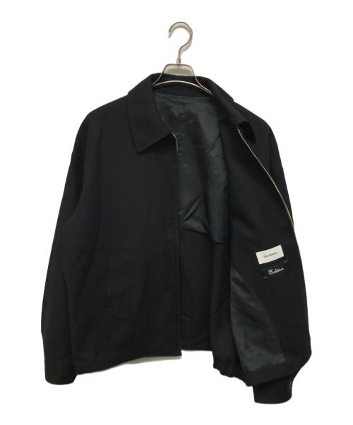 THE RERACS（ザ リラクス）THE RERACS (ザ リラクス) BALCOLLAR HARRINGTON JACKET(バルカラー・ハリントン・ジャケット) ブラック サイズ:SIZE 48の古着・服飾アイテム