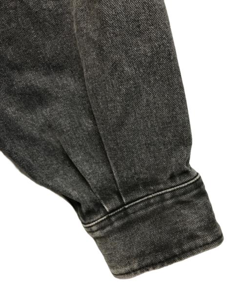 MM6 Maison Margiela（エムエムシックスメゾンマルジェラ）MM6 Maison Margiela (エムエムシックスメゾンマルジェラ) ローエッジ コットン デニムシャツ ウォッシュグレー サイズ:SIZE 50の古着・服飾アイテム