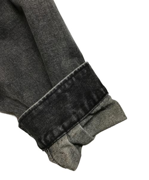 MM6 Maison Margiela（エムエムシックスメゾンマルジェラ）MM6 Maison Margiela (エムエムシックスメゾンマルジェラ) ローエッジ コットン デニムシャツ ウォッシュグレー サイズ:SIZE 50の古着・服飾アイテム
