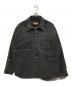 MM6 Maison Margiela（エムエムシックスメゾンマルジェラ）の古着「ローエッジ コットン デニムシャツ」｜ウォッシュグレー