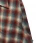 中古・古着 PENDLETON (ペンドルトン) Maison Margiela (メゾンマルジェラ) 23AWオーバーサイズチェックネルシャツ レッド×ブルー サイズ:SIZE 46：70000円