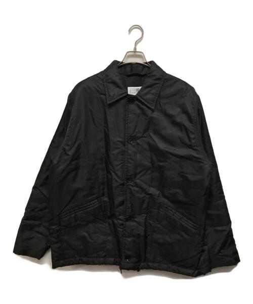 MM6 Maison Margiela（エムエムシックスメゾンマルジェラ）MM6 Maison Margiela (エムエムシックスメゾンマルジェラ) オーバーサイズ シャツ ジャケット ブラック サイズ:48の古着・服飾アイテム