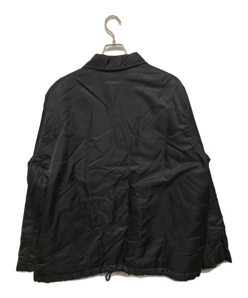 MM6 Maison Margiela（エムエムシックスメゾンマルジェラ）MM6 Maison Margiela (エムエムシックスメゾンマルジェラ) オーバーサイズ シャツ ジャケット ブラック サイズ:48の古着・服飾アイテム