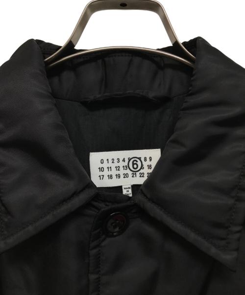 MM6 Maison Margiela（エムエムシックスメゾンマルジェラ）MM6 Maison Margiela (エムエムシックスメゾンマルジェラ) オーバーサイズ シャツ ジャケット ブラック サイズ:48の古着・服飾アイテム