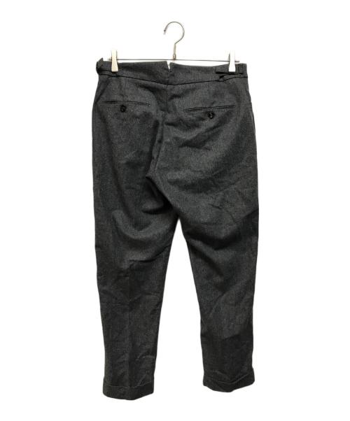 BERWICH（ベルウィッチ）BERWICH (バーウィック) ウールフランネル2インプリーツクロップドパンツ グレー サイズ:46の古着・服飾アイテム