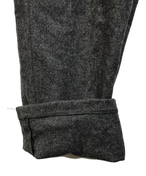 BERWICH（ベルウィッチ）BERWICH (バーウィック) ウールフランネル2インプリーツクロップドパンツ グレー サイズ:46の古着・服飾アイテム