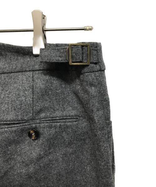 BERWICH（ベルウィッチ）BERWICH (バーウィック) ウールフランネル2インプリーツクロップドパンツ グレー サイズ:46の古着・服飾アイテム