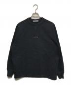 Acne studiosアクネ ストゥディオス）の古着「Fin Stamp フロントロゴスウェット」｜ネイビー