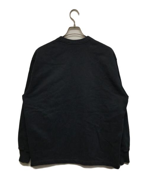 Acne studios（アクネ ストゥディオス）Acne studios (アクネ ストゥディオス) Fin Stamp フロントロゴスウェット ネイビー サイズ:XSの古着・服飾アイテム