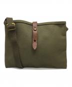 CHARLIE BORROWチャーリーボロウ）の古着「キャンバスショルダーバッグ」｜カーキ