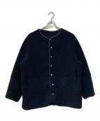 SHIPSシップス）の古着「リバーシブル ボア × フリース ブルゾン」｜ネイビー
