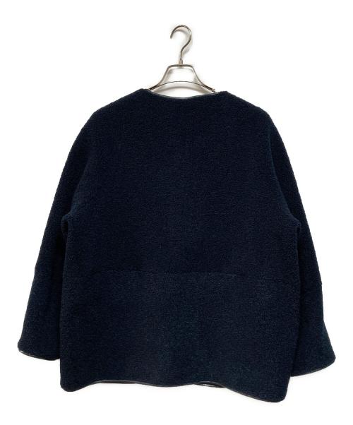 SHIPS（シップス）SHIPS (シップス) リバーシブル ボア × フリース ブルゾン ネイビー サイズ:SIZE36の古着・服飾アイテム
