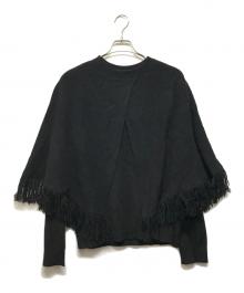 Maison MIHARA YASUHIRO（メゾン ミハラ ヤスヒロ）の古着「ケープニット」｜ブラック