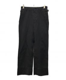 MHL（エムエイチエル）の古着「FADED COTTON DRILL TROUSERS（フェイデッド コットン ドリル トラウザーズ）」｜ネイビー
