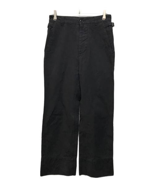 MHL（エムエイチエル）MHL (エムエイチエル) FADED COTTON DRILL TROUSERS（フェイデッド コットン ドリル トラウザーズ） ネイビー サイズ:SIZE Sの古着・服飾アイテム