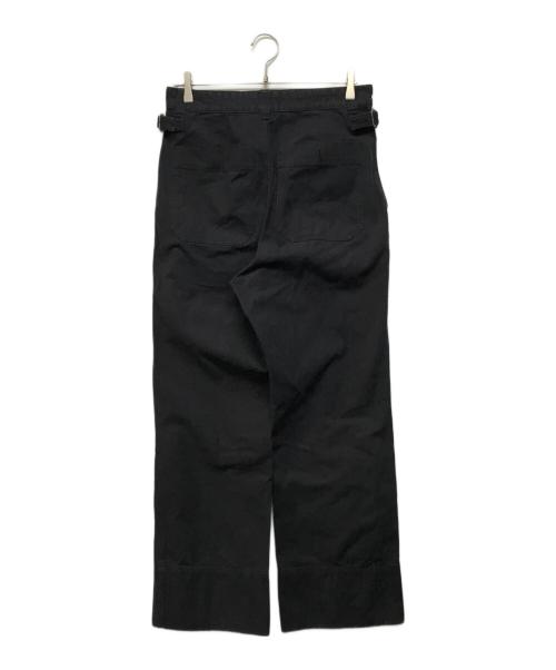 MHL（エムエイチエル）MHL (エムエイチエル) FADED COTTON DRILL TROUSERS（フェイデッド コットン ドリル トラウザーズ） ネイビー サイズ:SIZE Sの古着・服飾アイテム