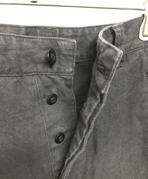 MHL（エムエイチエル）MHL (エムエイチエル) FADED COTTON DRILL TROUSERS（フェイデッド コットン ドリル トラウザーズ） ネイビー サイズ:SIZE Sの古着・服飾アイテム