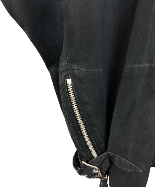 Jean Paul Gaultier homme（ジャンポールゴルチェオム）Jean Paul Gaultier homme (ジャンポールゴルチェオム) 袖ベルトスナップボタンシャツ ブラック サイズ:SIZE Lの古着・服飾アイテム