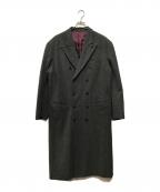 Jean Paul GAULTIER CLASSIQUEジャンポールゴルチエクラシック）の古着「ウールナイロンピークドラペルコート」｜グレー