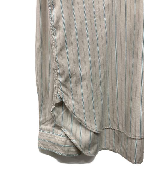 DANTON（ダントン）DANTON (ダントン) バンドカラーシャツ グレー サイズ:Sの古着・服飾アイテム