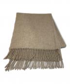 Acne studiosアクネ ストゥディオス）の古着「大判フリンジマフラー」｜ベージュ