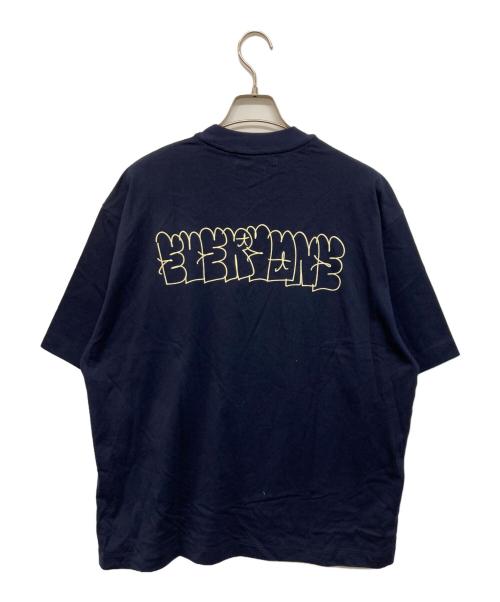 everyone（エブリワン）everyone (エブリワン) SKETCHY LOGO SHORT SLEEVE TEE「スケッチー・ロゴ・ショート・スリーブ・ティー」 ネイビー サイズ:Lの古着・服飾アイテム