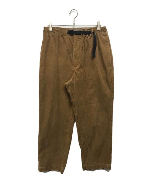 everyone（エブリワン）everyone (エブリワン) corduroy belted pants ブラウン サイズ:Lの古着・服飾アイテム
