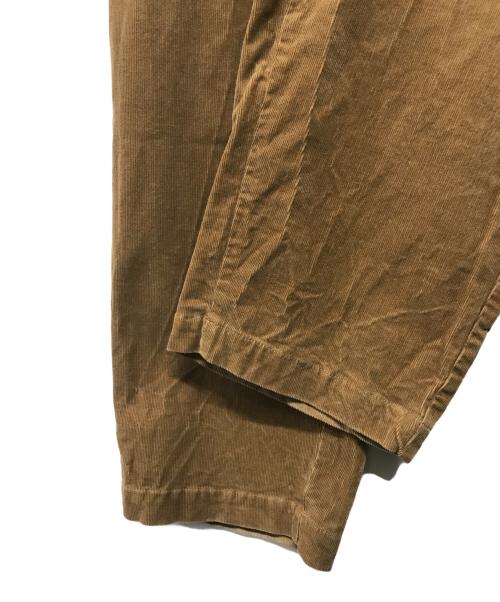 everyone（エブリワン）everyone (エブリワン) corduroy belted pants ブラウン サイズ:Lの古着・服飾アイテム