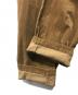 中古・古着 everyone (エブリワン) corduroy belted pants ブラウン サイズ:L：15000円