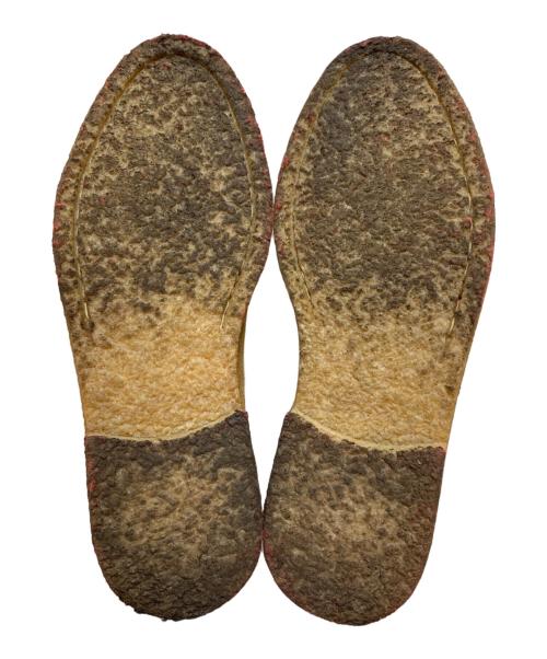 JACQUES SOLOVIERE（ジャック ソロヴィエール）JACQUES SOLOVIERE (ジャック ソロヴィエール) シープスキンモカシンローファー カーキ サイズ:SIZE 40の古着・服飾アイテム